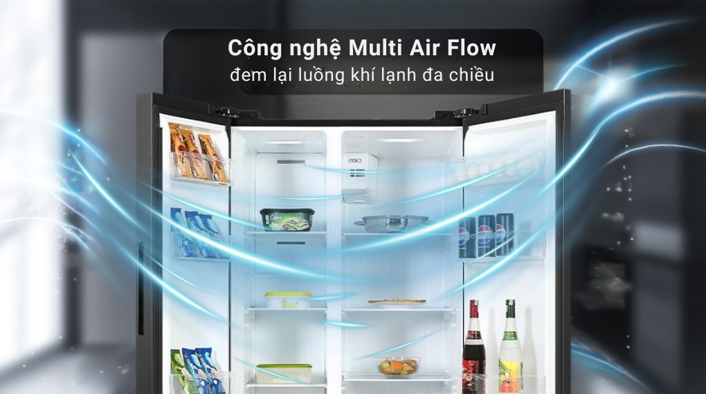 Tu- lanh-To-shi-ba Inverter 555 lit- Side -By -Side GR-RS696WI-PMV -60-AG